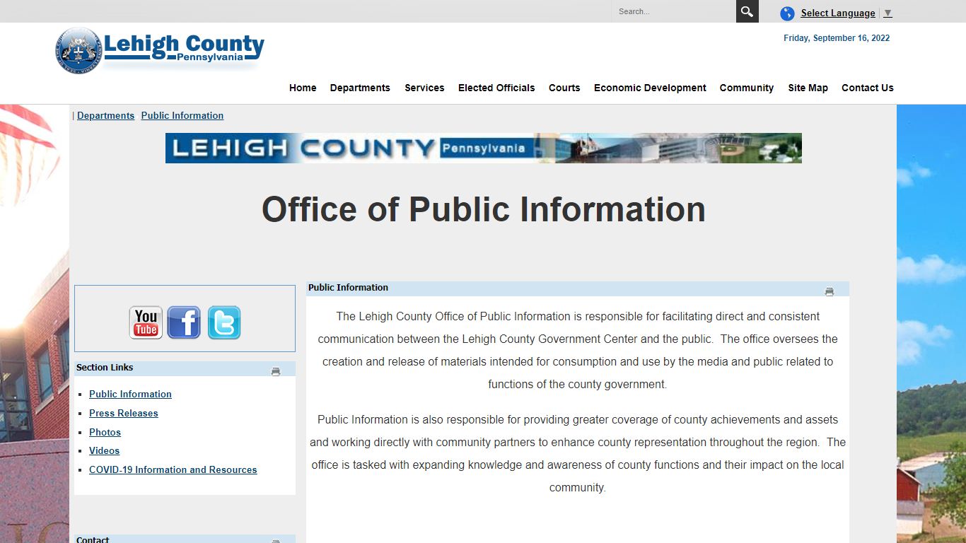 Public Information - Lehigh County, Pennsylvania